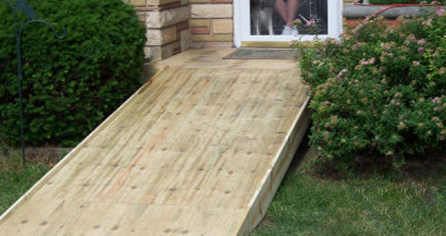 Wood ramp